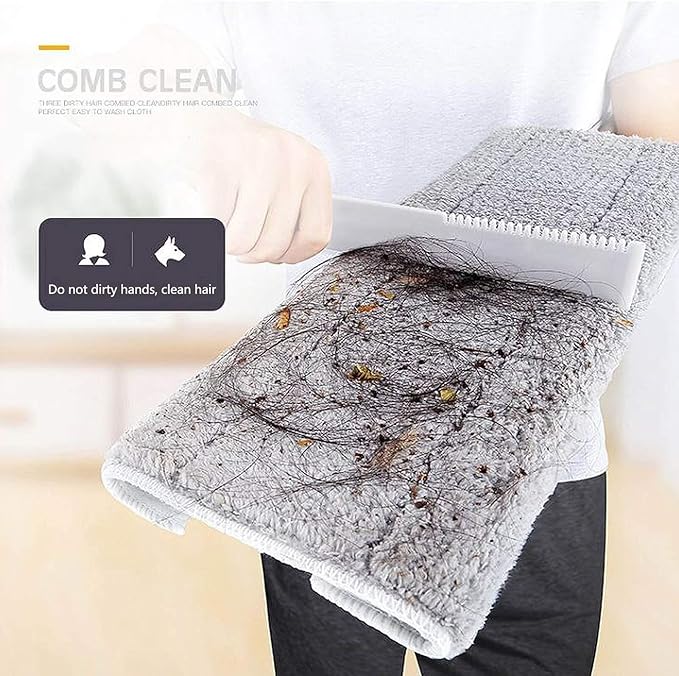 Flat mop with 4 Pads Foldable Scraper 360-degree rotatable Aluminum Alloy Frame Easy-to-Twist Flat