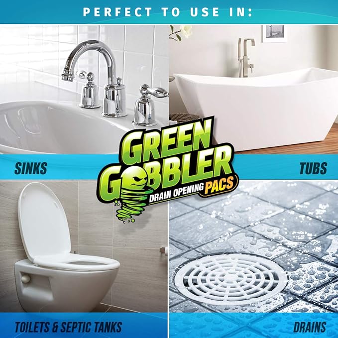 ECOCLEAN SOLUTIONS GGDC3SEMR Gobbler Breaks Up The Toughest Blogs 1 Count (Pack of 1) Green