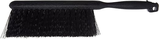 SPARTA Flo-Pac Counter Bench Brush Bench Brush Counter Brush with Polypropylene Block for Cleaning 8 Inches Black (Pack of 12)