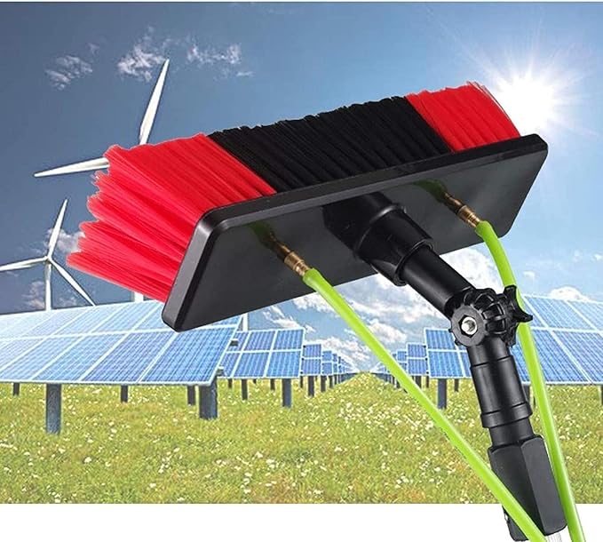 water fed pole kit window cleaning brush outdoor Window Cleaning Brush Cleaning Pole Water Fed Telescopic Brush/Extendable Cleaner Conservatory Roof/Cleaning Photovoltaic And Solar Panels