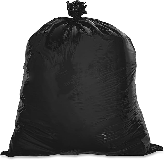 Genuine Joe GJO02147 2-Ply Low Density Can Liner 10 Gallon Capacity 23 Length x 24 Width x 0.60 mil Thickness Black/Brown (Case of 500)