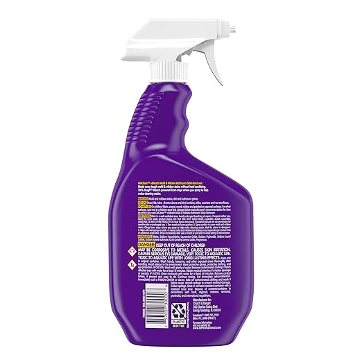 Oxiclean + Bleach Bathroom Stain Remover No Drip Foam 30 Fl. Ounces (Pack of 8)