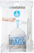 Brabantia Bin Liners Size E 20 L - 40 Bags