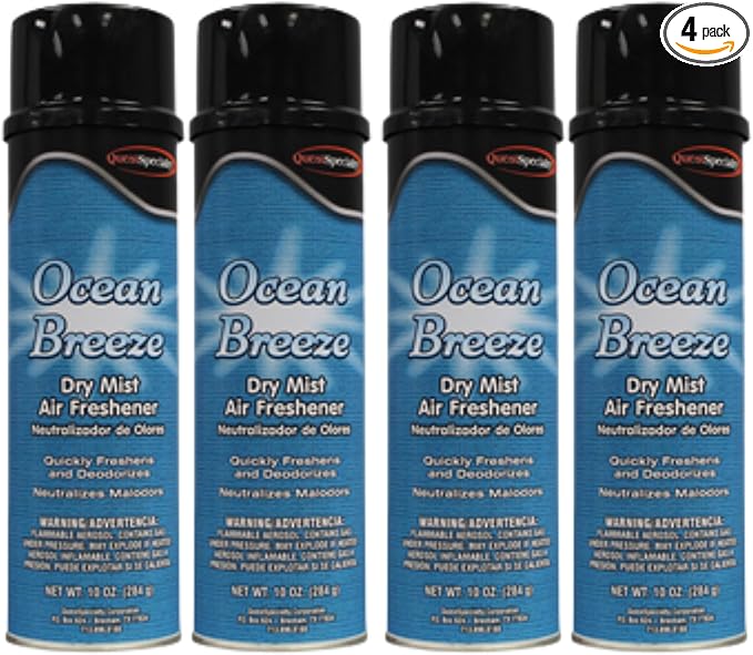 Quest 3350 OCEAN BREEZE Dry Air Freshener (4 Pack)