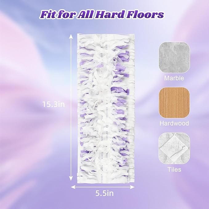 24 Pack Disposable Mop Pads for Power Mop™ Multi-Surface Mop Floor Cleaning Replacement Mopping Pads Refills