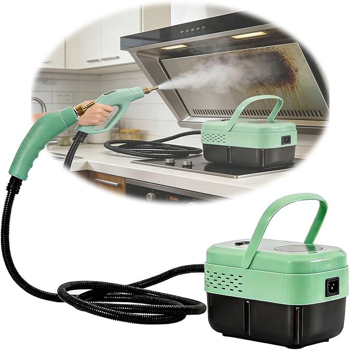 Steam Cleaner6-Level Adjustable Handle13L Tank 15s Heat-Up1500w Portable Steamer for CleaningHandheld Steam Cleaner for Home for DirtGreaseBed BugsGroutTileFloorCar