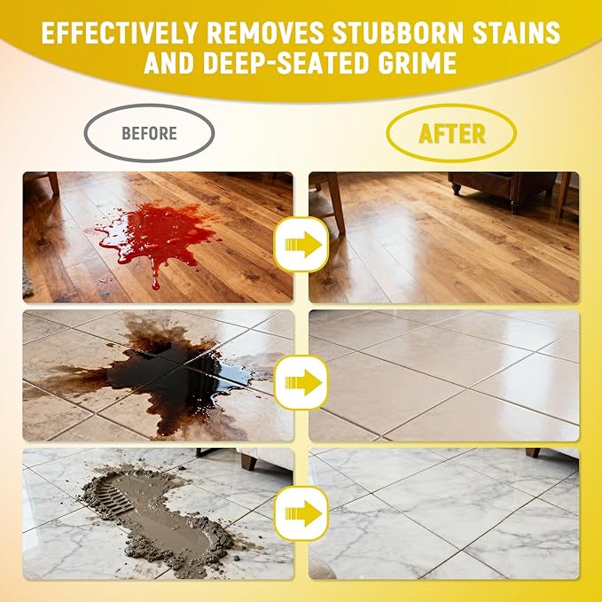 Floor Cleaning Solution Compatible with Tineco – 82 FL OZ Lemon Floor Cleaner – Long-Lasting Zesty Scent – For All Cordless Wet/Dry Vacuum Mop Cleaner &amp Robot Vacuums with Mopping