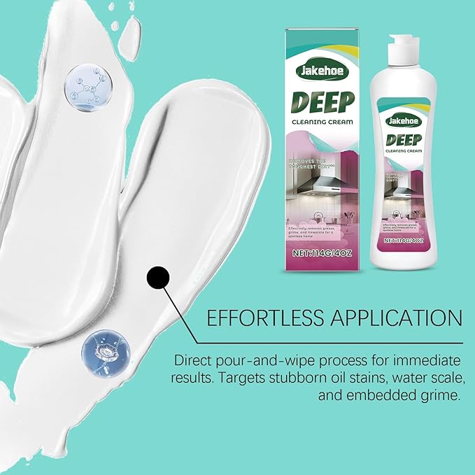 Household Grease Cleaner Multi-Purpose For Kitchen &amp Bathroom Dissolves Tough Grease Limescale &amp Stains No Dilution Easy To Use(2PCS)