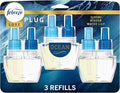 Generic Odor-Fighting Fade Defy PLUG Air Freshener Refill (3) .87 fl. oz. Oil Refills (Ocean) Clear