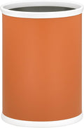 Kraftware Fun Colors Oval Wastebasket 14” Spicy Orange