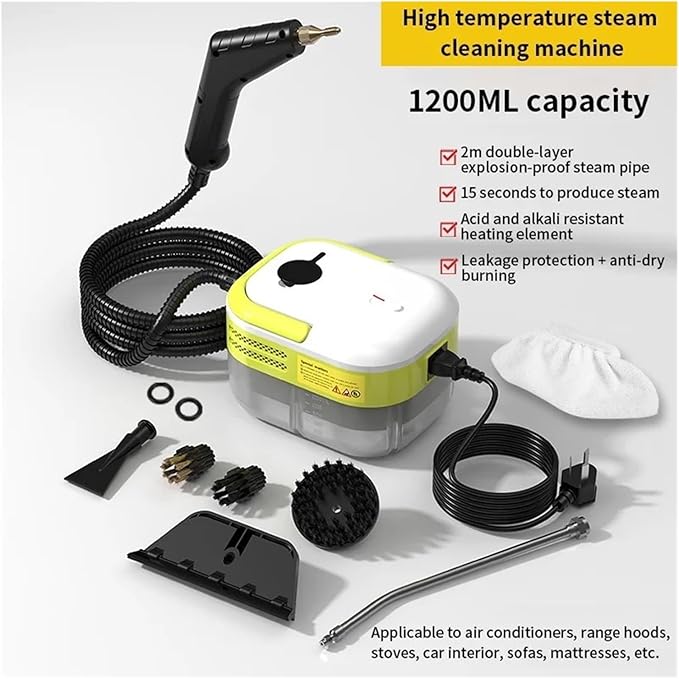 Handheld Steam Cleaner &amp High Pressure Steam Mop For Household Air Conditioner Kitchen Furniture Bathroom Car(25pcs-110 V)