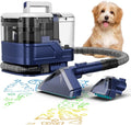 Cleaning Vacuum Cleaner Powerful Stick Vacuum 8 in 1 Vacuum Cleaners Rechargeable Vacuum Pet for Hair Carpet Hardfloorblue