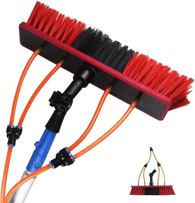 Photovoltaic Cleaner Window Cleaning Pole 5 12m Water Fed Pole Window Cleaner Kit for Cleaning Photovoltaic and Solar Panels