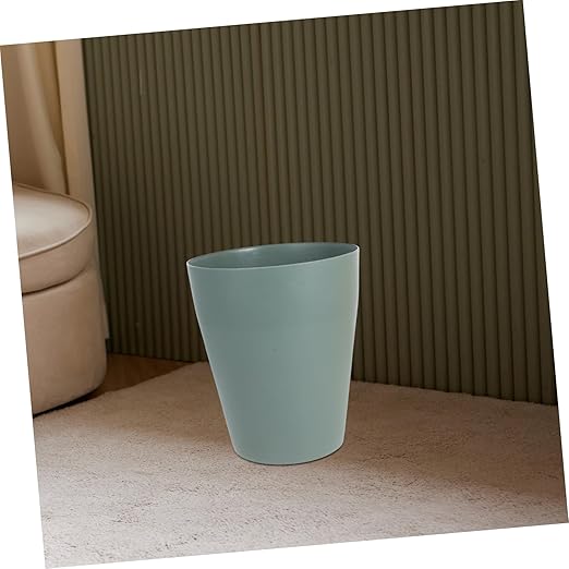 3pcs Small Plastic Trash Cans Lidless Wastebaskets for Office Bedroom Living Compact PP Garbage Bins for Paper and Sundries Storage Space Saving Home Recycling Bins