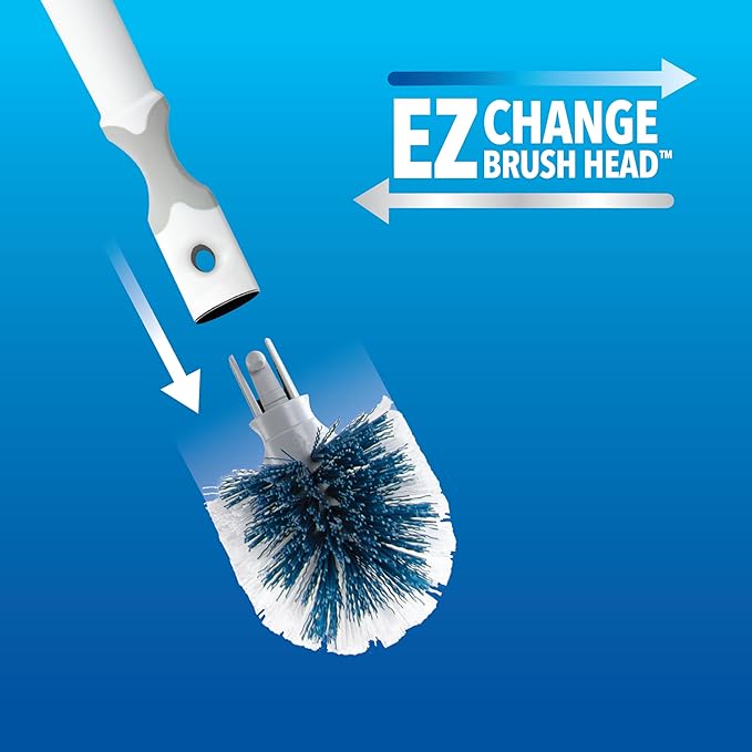 Unger EZ No-Drip Combo Toilet Brush and Plunger Set with Carrying Caddy Cleaning Tools for Home and Business Bathroom Discreet Scrubber Accessories Set for Tough Stains and Tight Suction