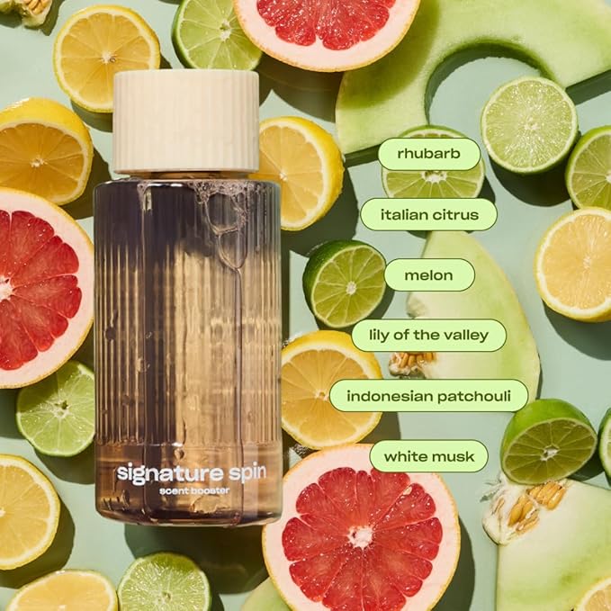 Snif Signature Spin Scent Booster Classic Clean and Crisp Scent 25 Loads Non-Irritating to Skin Clean Non-Toxic Vegan Cruelty Free 8.5oz