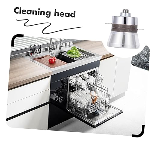 OUNONA Industrial Ultrasonic Dishwasher Cleaner Head Powerful Transducer for Deep Cleaning Glass and Ceramic Portable and Effective for Jewelry Retainers