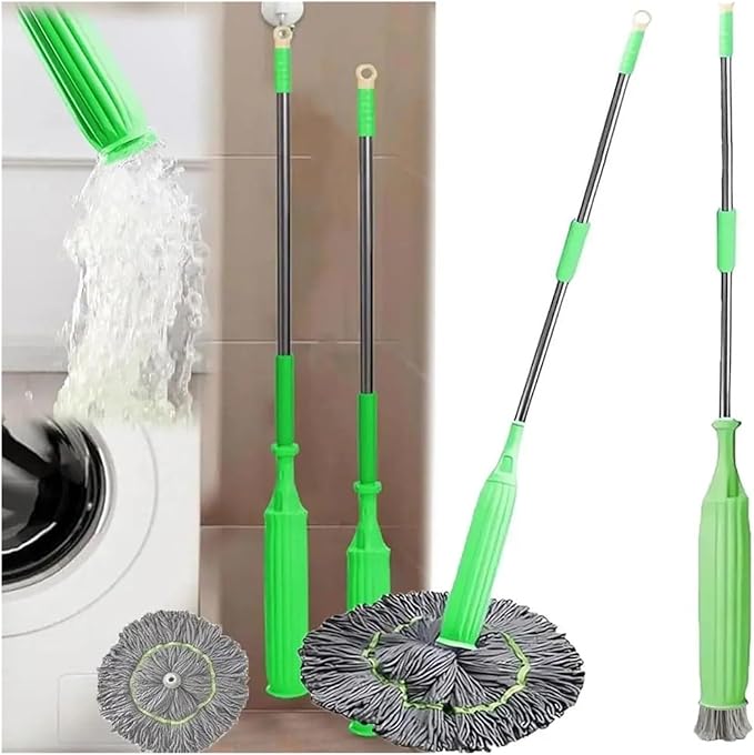 Rotating Mop 2 In1 Dehydrated Self Wringing 360 Degree Self Wringing Mop Hand Free Household Spin Mop Home Cleaning