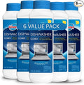 Dishwasher Cleaner Removes Limescale Rust Buildup and Grease Lemon Scent 12 Ounce Bottle 6-Pack