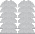 Mop Cloths RagsCompatible for Xiaomi MijiaVacuum-Mop Finder Spare Parts(12 Rags)