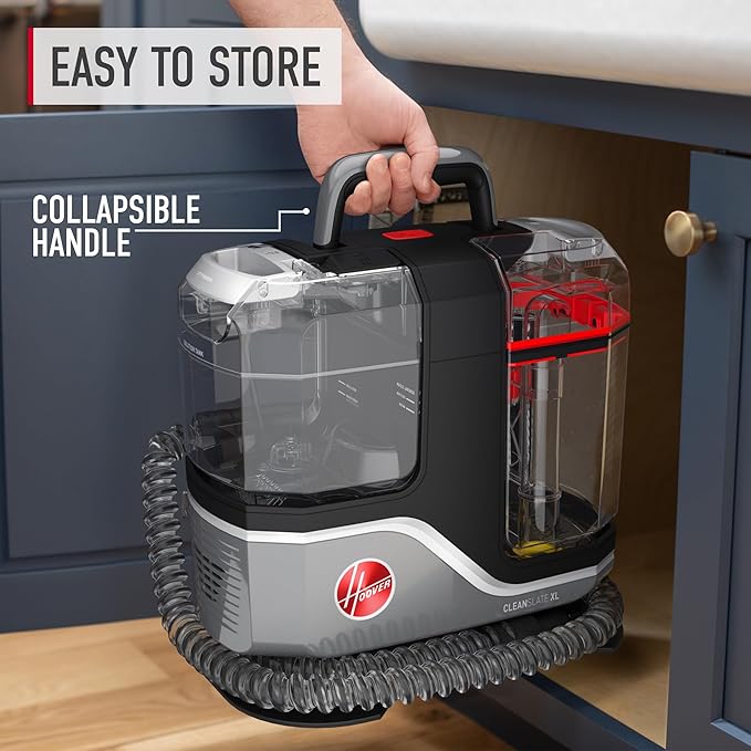 Hoover CleanSlate XL Deep Cleaning Carpet + Upholstery Spot Cleaner Machine with Specialized Tools Permanent Stain Remover Pair with Hoover Portable Spot Cleaner Solution