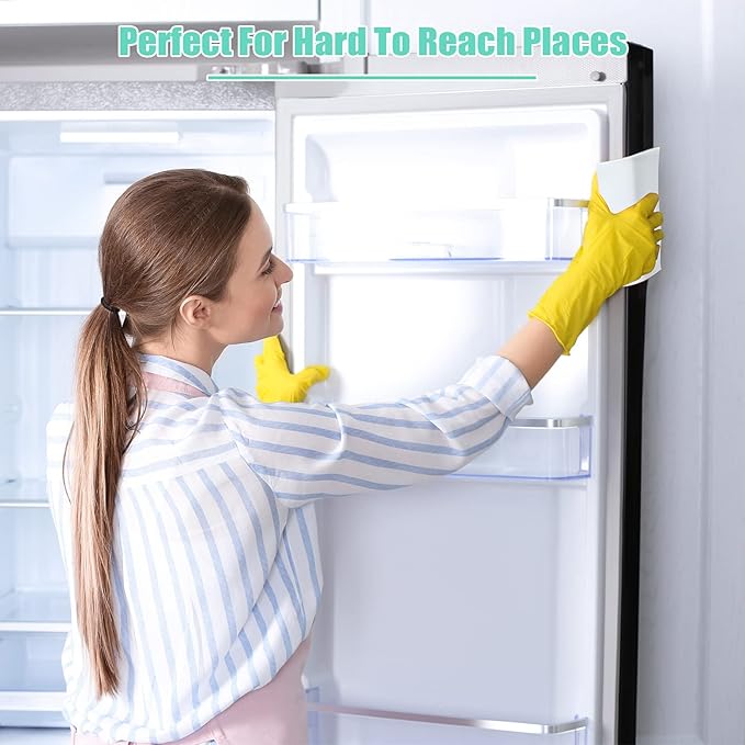 200 Pack Eraser Sheets Disposable Cleaning Sponge Thin Foam Sponge Nano White Eraser Wipes for Bathroom Kitchen Dish Furniture Hard to Reach Places
