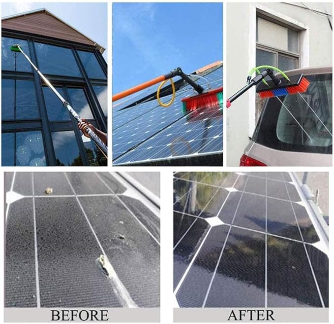 Window Cleaning Pole/Water Fed Telesbrush/Extendable Cleaner Conservatory Roof Suitable for Photovoltaic Panel Cleaningtrucks Windows3.6M/3.6M