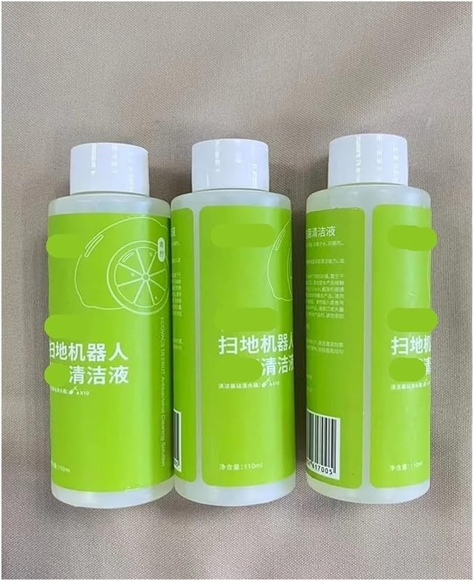 Compatible For ECOVACScleaning FluidCompatible For DeebotLiquid T20 N9＋T10 OMNI/T10 TURBO/X1 OMNI/X1 TURBO X2/X2 Pro T20 Floor Cleaning Solution Liqui(3PCC)