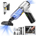 Saker Handheld Car Vacuum Portable Cordless17000PA Mini Air Duster Blower Rechargeable Foldable Vacuum Cleaner with Brushless Motor for Home Office Pet HL132 Black