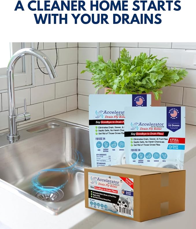 Drain Powder 32oz Powder – Complete Drain &amp Pipe Treatment Kit