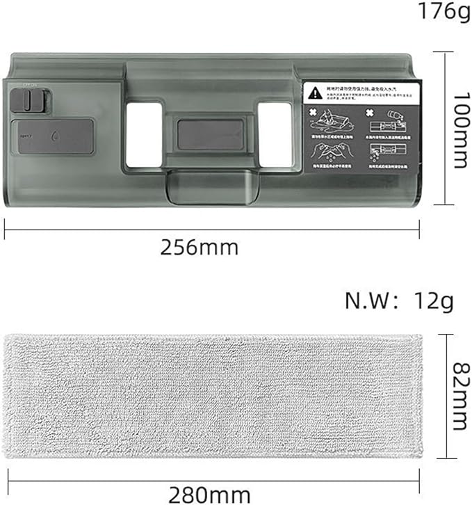 EtliN Water Tank Mop Cover Compatible with Dream T30/G9/G10 Vacuum Cleaner Accessories(Color:1 Water Tank)