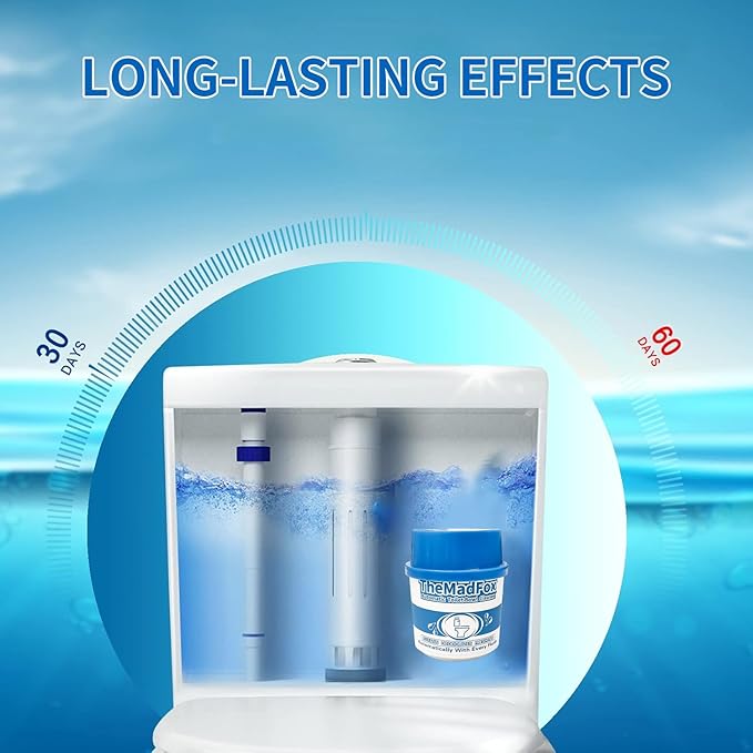 12 Pcs Enzyme Toilet Bowl Cleaner Bottle Automatic Self-Acting Toilet Tank Cleaner Enzyme-Powered Stain &amp Limescale Prevention Long-Lasting Deodorizer Safe for Plumbing &amp Septic Systems