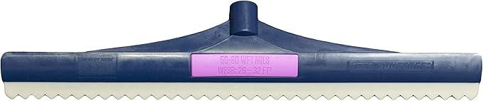 Midwest Rake 18 SpeedSqueegee 50-60 Mil – Polymer Frame Color Coded Epoxy &amp Urethane Flooring Tool – SKU 47771