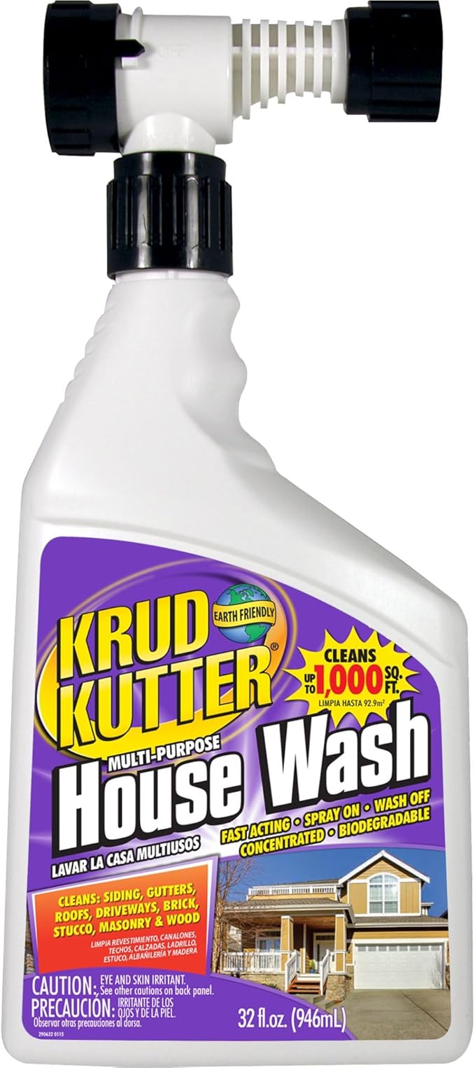 Multi-Purpose House Wash 32 Oz. Hose End Bottle Lot of 4