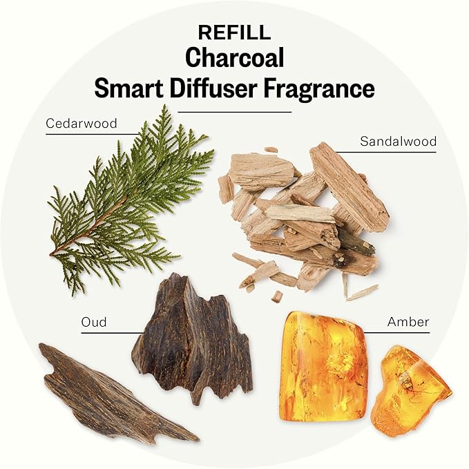 Pura Smart Home Plug-in Diffuser Refills by Apotheke (Charcoal 2-Pack) - Pura Fragrance Refills - Long-Lasting Aromatherapy Air Freshener Fragrance Products with Perfume-Grade Essential Oils