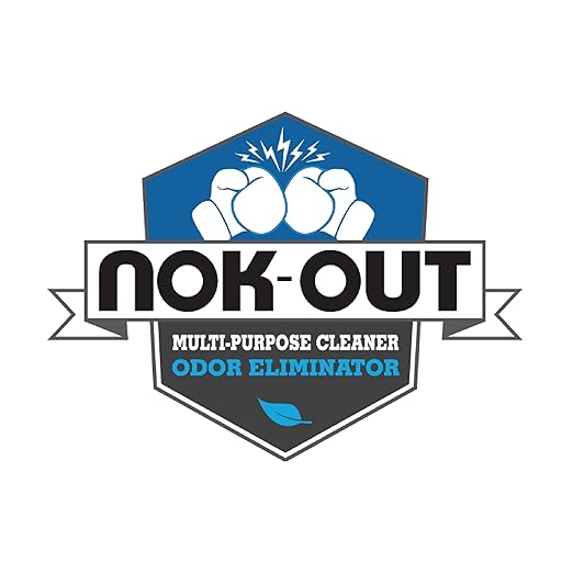 NOK OUT Odor Remover Pet Deodorizer and Cleaning Spray Made in the USA 1 Gallon 2-Pack
