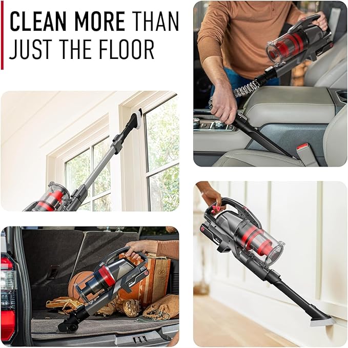 Hoover ONEPWR WindTunnel Emerge Pet Cordless Stick Vacuum Cleaner Lightweight Stick Vac Powerful and Quiet Cleaning Self Standing No Wall Mount Required Cordless Vacuum Cleaners for Home Use