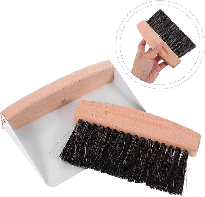 Mini Desktop Broom Dustpan for Boys and Girls Small Hand Broom for Desk Table Car Kitchen