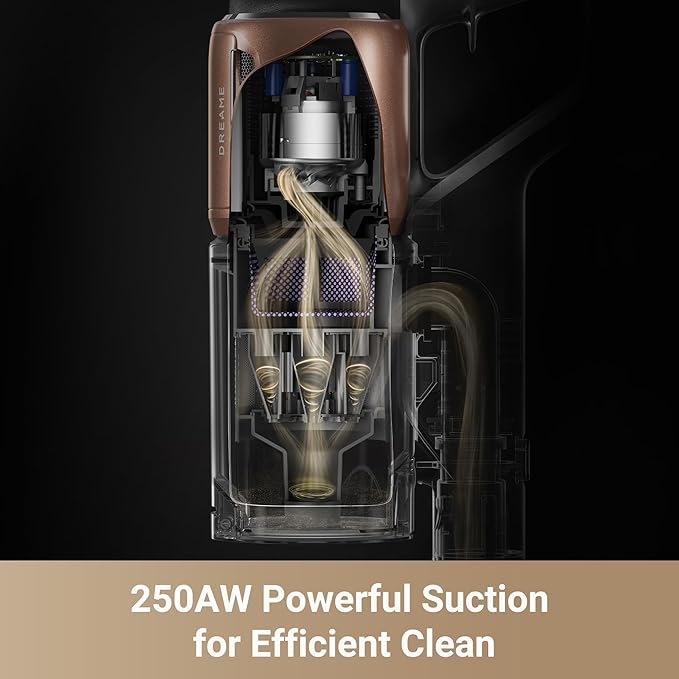 DREAME Z20 Cordless Vacuum Cleaner Smart Vacuum Cleaner with 250AW Powerful Suction Up to 90 Minutes Runtime Versatile for All Surfaces Handheld Feature for Hard Floors Carpets &amp Sofas