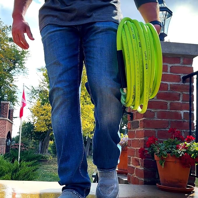 Flexzilla Pressure Washer Hose 5/16 25' M22 3100PSI ZillaGreen - HFZPW3525M-E