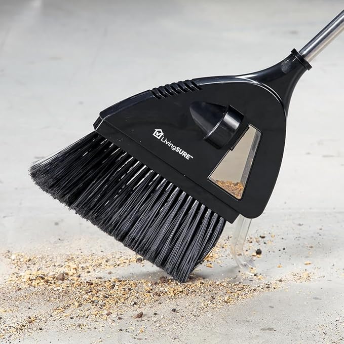 LivingSURE Cordless 2-in-1 Sweeper with Built-in Vacuum