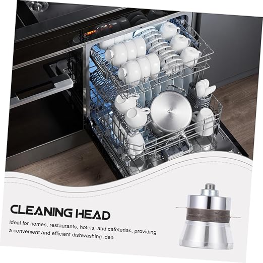 Zerodeko 60w Ultrasonic Piezoelectric Transducer Cleaner for Dishwashers Industrial Cleaning Head for Home Use Efficiently Removes Tough Stains from and Water-efficient Operation