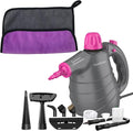 Pressurized Handheld Steam Cleaner with 10pcs Accessories&ampSafety Lock Multi-Purpose Natural Deep Cleaning Steamer Multi-Surface Steamer for Cleaning Home + Reuseable Cleaning Cloths