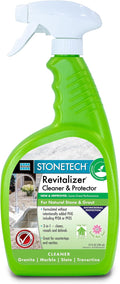 Stone Surface Cleaner Spray for Stonetech Revitalizer Cleaner and Protector 3‑in‑1 Ready to Use Spring Rain Bottle for Granite &amp Marble Reseals &amp Refreshes Natural Stone Countertops &amp Ti