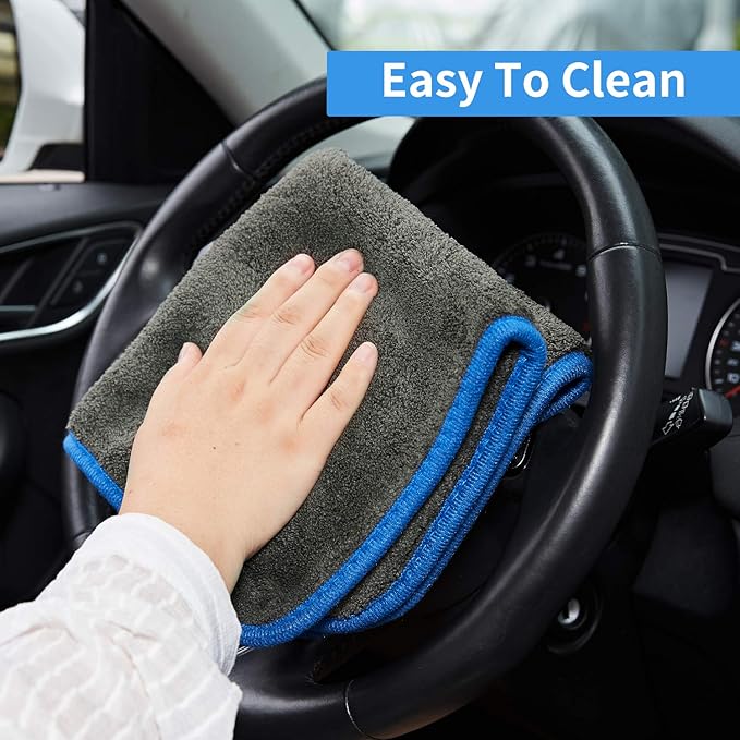 Car Wash Brush with Long Handle Microfiber Towels Car Wash Kit Cleaning Supplies Car Wash Mop Mitt with 2 Replacement Head  Extension Pole Car Brush Cleaning Kit for Cars Trucks
