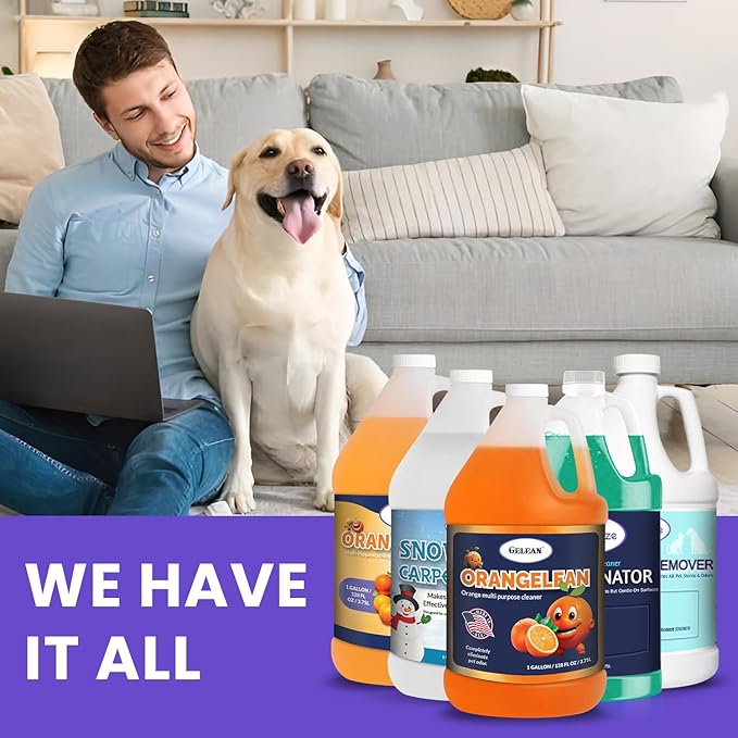 Multi Purpose Cleaner Pet Odor eliminator 64oz - Concentrate MAKES 32 GALLON - MADE IN USA- pH Neutral - Strong Floor Cleaner Odor eliminator - Stain Remover Cleaner &amp Deodorant (64 Fl Oz Lavende