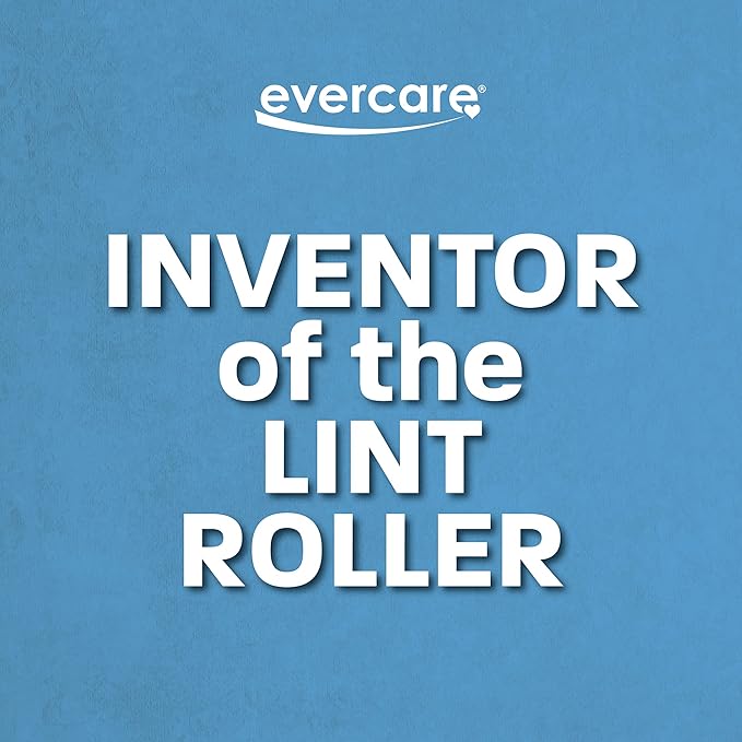 Evercare All Purpose Lint Brush Value Pack - 5 Rollers (300 Sheets Total) Blue