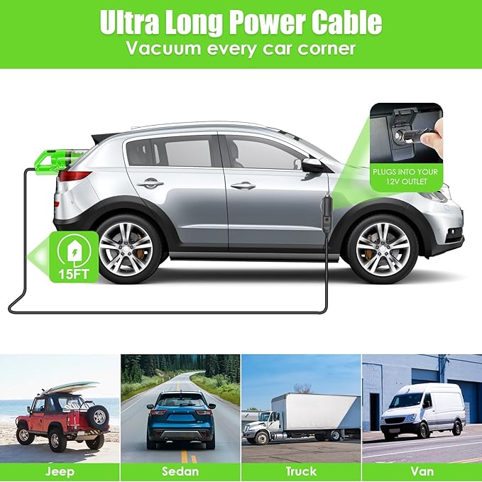 Viewsun 30pcs Car Cleaning Kit Car Interior Detailing Kit with High Power Handheld Vacuum Detailing Brush Set Windshield Cleaner Cleaning Gel Complete Auto Accessories for Men Women
