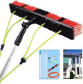 3-12 m High Clean Telescopic Pole with Water Connection Professional Window Cleaner Extendable Conservatory Roof Cleaning Photovoltaic and Solar Panels 10 m Rod 50 cm Br