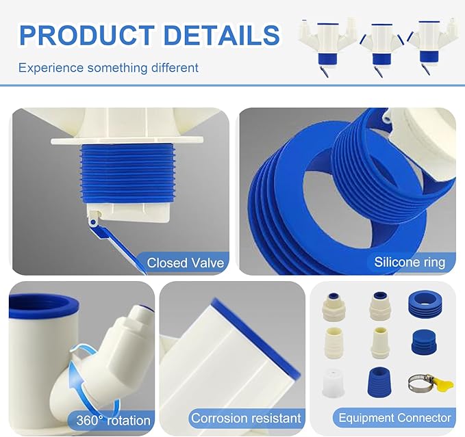 Versatile Kitchen Sink Plumbing Set With 3 Not Odor Trapping Versatile Kitchen Sink Drain Pipe ABS For Busy Kitchens